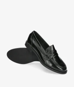 Mocasines Funny Lola 1186 en charol negro