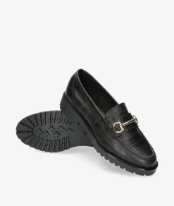 Mocasines Funny Lola 3136 en coco negro