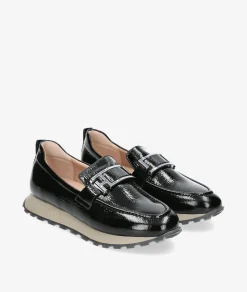 Mocasines Hispanitas HI243621 en charol negro