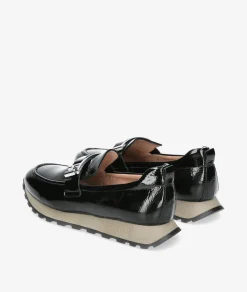 Mocasines Hispanitas HI243621 en charol negro