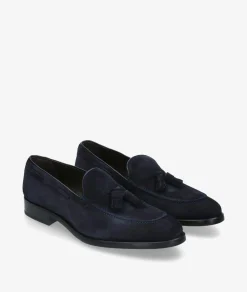 Mocasines HOBBS- DON 10958 en serraje azul