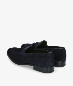 Mocasines HOBBS- DON 10958 en serraje azul