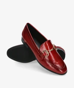 Mocasines MARCO TOZZI 2-24248-25 en charol rojo