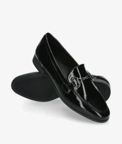 Mocasines MARCO TOZZI 2-24248-25 en charol negro