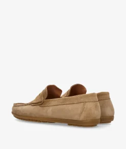 Mocasines pabloochoa.shoes 82223 en serraje taupe