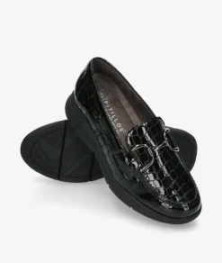 Mocasines Pitillos 10750 en coco negro
