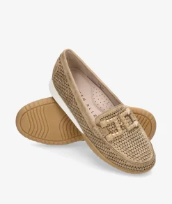 Mocasines Stephen Allen LAUR-23 31736-696 en ante camel