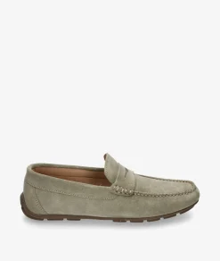 Mocasines Traveris 33720 en serraje kaki