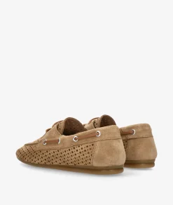 Naúticos bloom&you NEW OLIVIA en serraje taupe