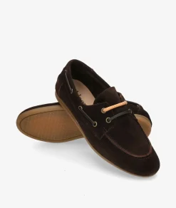 Naúticos bloom&you OLIVIA en serraje marrón