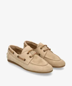 Naúticos bloom&you OLIVIA en serraje taupe