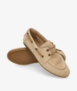 Naúticos bloom&you OLIVIA en serraje taupe