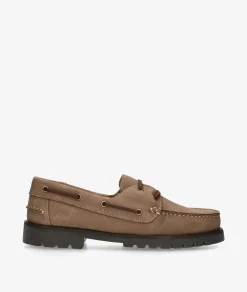 Naúticos Traveris 84887 en nobuck taupe