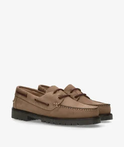 Naúticos Traveris 84887 en nobuck taupe