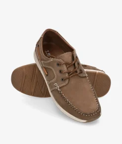 Naúticos Traveris 6709 INRI-1 en nobuck taupe