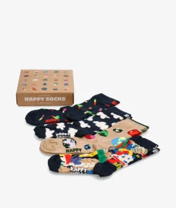 Pack de calcetines HAPPY SOCKS P000320 en azul marino