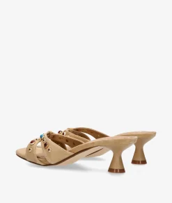 Sandalias Aclys MILANO 02 en ante beige