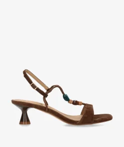 Sandalias Aclys MILANO 03 en ante marrón