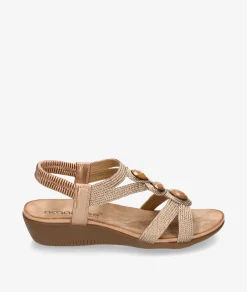 Sandalias Amarpies 26620 en bronce