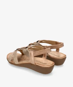 Sandalias Amarpies 26620 en bronce