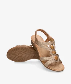 Sandalias Amarpies 26620 en bronce