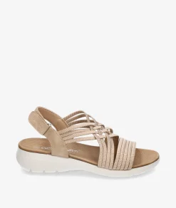 Sandalias Amarpies 26583 en beige