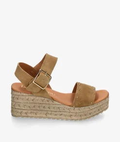 Sandalias bloom&you AURORA en serraje camel