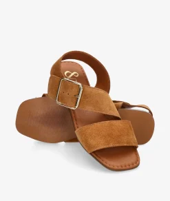 Sandalias bloom&you ELODIE en serraje cuero