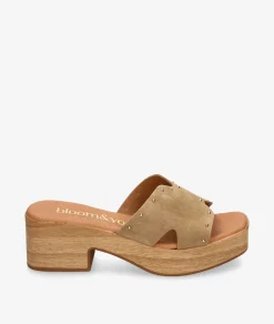 Sandalias bloom&you LEONOR en serraje taupe