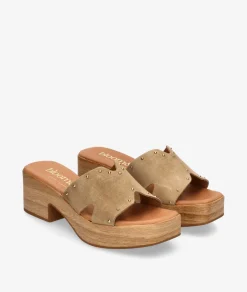 Sandalias bloom&you LEONOR en serraje taupe