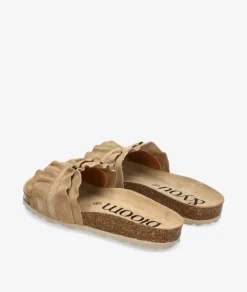 Sandalias bloom&you LILA en serraje taupe