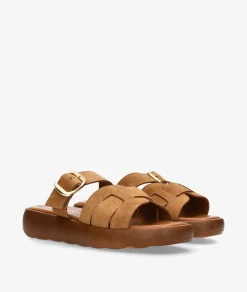 Sandalias bloom&you LILIA en serraje cuero