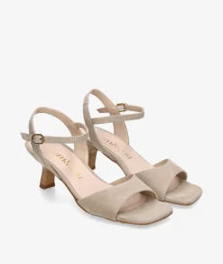 Sandalias bloom&you MILA en ante piedra