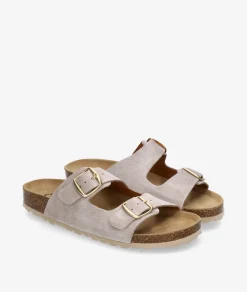 Sandalias bloom&you NENUFAR en serraje piedra