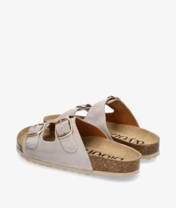 Sandalias bloom&you NENUFAR en serraje piedra