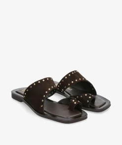 Sandalias bloom&you OLEA en serraje marrón