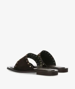 Sandalias bloom&you OLEA en serraje marrón