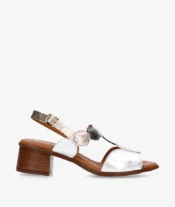 Sandalias pabloochoa.shoes 2744 en platino