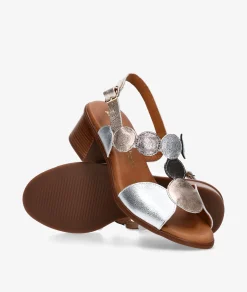 Sandalias pabloochoa.shoes 2744 en platino