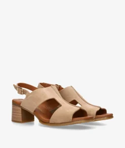 Sandalias pabloochoa.shoes 1983 en serraje taupe