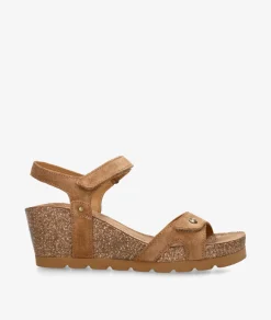 Sandalias Panamá Jack JULIA en serraje cuero