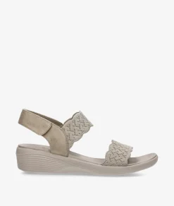 Sandalias Skechers 163165 en beige