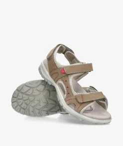 Sandalias St. Gallen TER en nobuck taupe