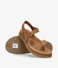 Sandalias UGG GOLDENGAZE TOE POST en cuero