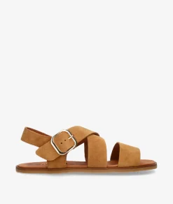 Sandalias VIVANT LINO en serraje cuero