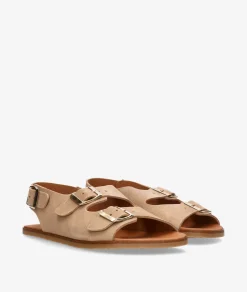 Sandalias VIVANT SEMILLA - R en serraje taupe