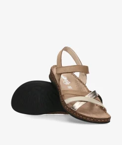 Sandalias Walk & Fly 3861-40944 en nobuck beige