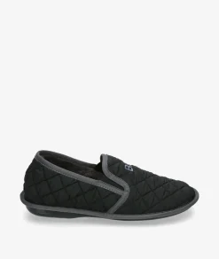 Zapatillas de casa Bio Relax 1566 en negro