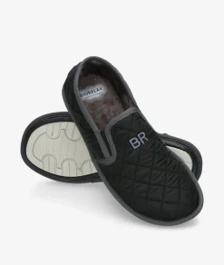 Zapatillas de casa Bio Relax 1566 en negro