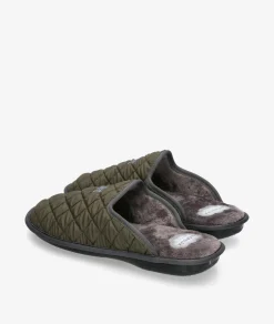 Zapatillas de casa Bio Relax 1448 en caki